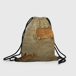 Рюкзак-мешок Старая рваная мешковина - авангард, цвет: 3D-принт