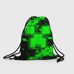 Рюкзак-мешок Minecraft neon green, цвет: 3D-принт
