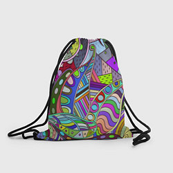 Рюкзак-мешок Детский красочный узор, цвет: 3D-принт