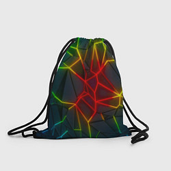 Рюкзак-мешок Семицветный перелив, цвет: 3D-принт