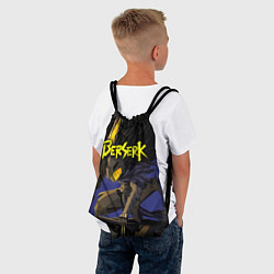 Рюкзак-мешок Берсерк Гатс под дождём, цвет: 3D-принт — фото 2