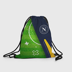 Рюкзак-мешок Napoli football field, цвет: 3D-принт
