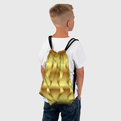 Рюкзак-мешок Золото абстрактная графика, цвет: 3D-принт — фото 2