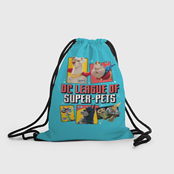 Рюкзак-мешок Dc Лига Суперпитомцы, цвет: 3D-принт