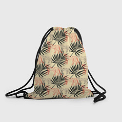Рюкзак-мешок Пальмы и гепард узор, цвет: 3D-принт