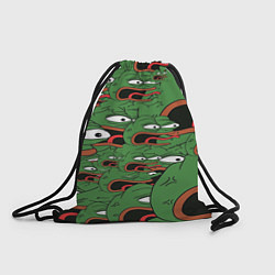 Рюкзак-мешок Пепе лягушка, цвет: 3D-принт
