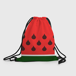 Рюкзак-мешок Сочный летний арбуз, цвет: 3D-принт
