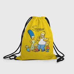 Рюкзак-мешок Счастливые Симпсоны, цвет: 3D-принт