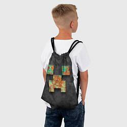 Рюкзак-мешок Minecraft rust, цвет: 3D-принт — фото 2