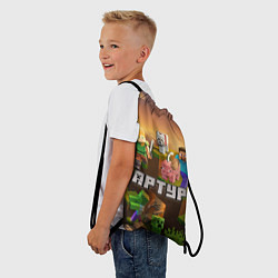 Рюкзак-мешок Артур Minecraft, цвет: 3D-принт — фото 2