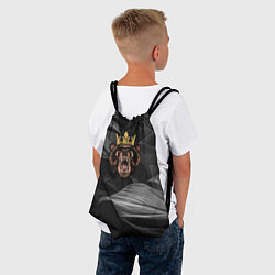 Рюкзак-мешок Русский Царь зверей Медведь, цвет: 3D-принт — фото 2