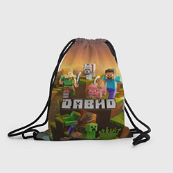 Рюкзак-мешок Давид Minecraft, цвет: 3D-принт