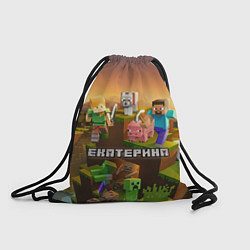 Рюкзак-мешок Екатерина Minecraft, цвет: 3D-принт