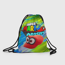 Рюкзак-мешок Super Mario Odyssey - Nintendo - Бейсболка, цвет: 3D-принт