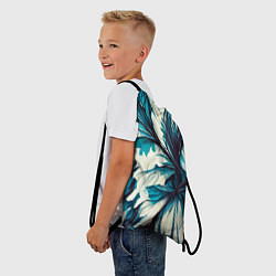 Рюкзак-мешок Абстрактные цветочные узоры, цвет: 3D-принт — фото 2