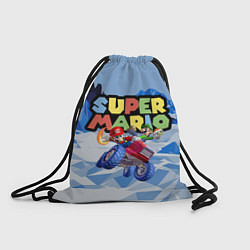 Рюкзак-мешок Марио и Луиджи гонщики - Super Mario, цвет: 3D-принт
