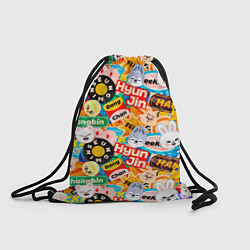Рюкзак-мешок Skzoo stickers characters, цвет: 3D-принт