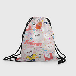 Рюкзак-мешок Skzoo Jinniret pattern cartoon avatar, цвет: 3D-принт