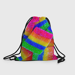Рюкзак-мешок Маленькие кусочки мармелада, цвет: 3D-принт