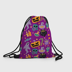 Мешок для обуви Happy Halloween - holiday pattern