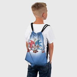 Рюкзак-мешок Соник, цвет: 3D-принт — фото 2
