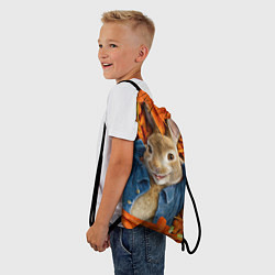 Рюкзак-мешок Кролик Питер, цвет: 3D-принт — фото 2