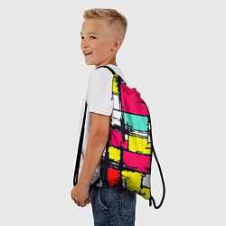 Рюкзак-мешок Простое граффити, цвет: 3D-принт — фото 2