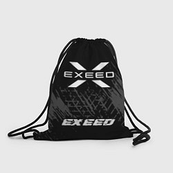 Рюкзак-мешок Exeed speed шины на темном: символ, надпись, цвет: 3D-принт