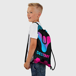 Рюкзак-мешок Destiny - neon gradient, цвет: 3D-принт — фото 2