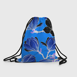 Рюкзак-мешок Растительная композиция - минимализм, цвет: 3D-принт