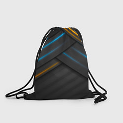 Рюкзак-мешок Переплетение полос, цвет: 3D-принт