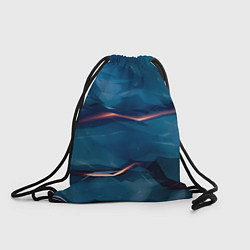 Рюкзак-мешок Броня из магического синего камня, цвет: 3D-принт
