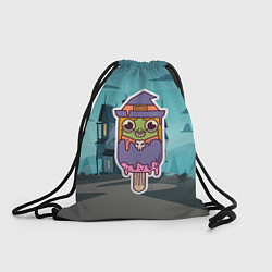 Рюкзак-мешок Ведьма на палочке, цвет: 3D-принт