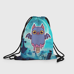 Рюкзак-мешок Летучая мышь на палочке, цвет: 3D-принт