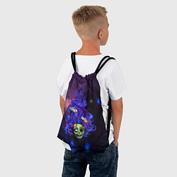 Рюкзак-мешок Мертвая русалка, цвет: 3D-принт — фото 2