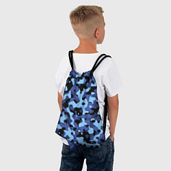 Рюкзак-мешок Камуфляж Sky Blue, цвет: 3D-принт — фото 2