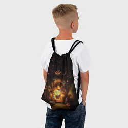 Рюкзак-мешок Book nightmares, цвет: 3D-принт — фото 2