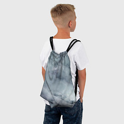 Рюкзак-мешок Натуральный дымчатый мрамор текстура, цвет: 3D-принт — фото 2