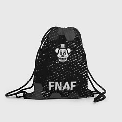 Рюкзак-мешок FNAF glitch на темном фоне: символ, надпись, цвет: 3D-принт