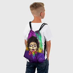 Рюкзак-мешок Зомби с радугой, цвет: 3D-принт — фото 2