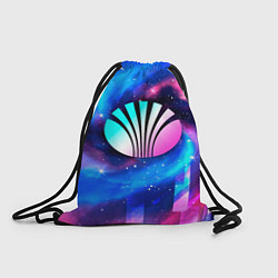 Рюкзак-мешок Daewoo неоновый космос, цвет: 3D-принт