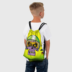 Рюкзак-мешок Американский футболист зомби, цвет: 3D-принт — фото 2