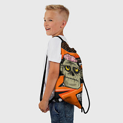 Рюкзак-мешок Зомби с мозгами, цвет: 3D-принт — фото 2