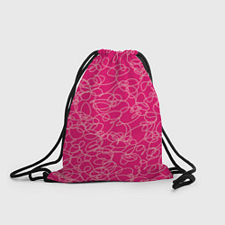 Рюкзак-мешок Особо розовый Девчачий, цвет: 3D-принт