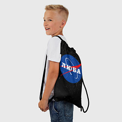 Рюкзак-мешок Люба Наса космос, цвет: 3D-принт — фото 2