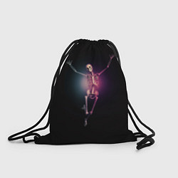 Рюкзак-мешок Скелет в неоновом свете, цвет: 3D-принт