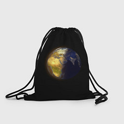 Рюкзак-мешок Планета Земля, день и ночь, цвет: 3D-принт