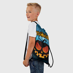 Рюкзак-мешок Halloween pumpkins, цвет: 3D-принт — фото 2