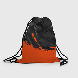 Рюкзак-мешок Black & Orange, цвет: 3D-принт