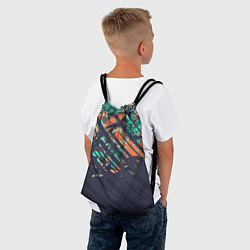 Рюкзак-мешок Текстурный камуфляж, цвет: 3D-принт — фото 2